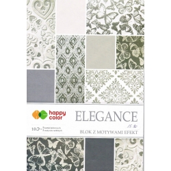 Blok z motywami ELEGANCE EFEKT  196 x 288 mm 10 arkuszy